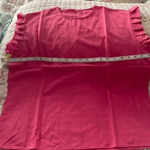 REDUCED:  Pink solid blouse/top
